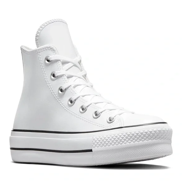 Converse Women's Chuck Taylor All Star Lift Platform Leather High Top Sneaker - Picture 5 of 11